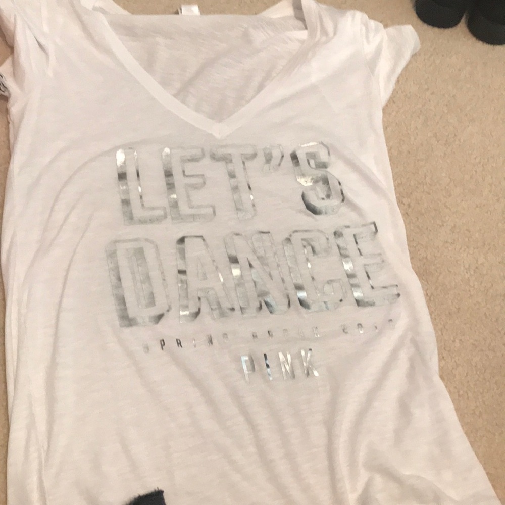 Victoria secret pink short sleeve shirt